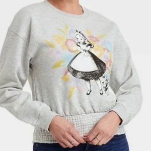 Alice in Wonderland Gray Sweatshirt - Size Large